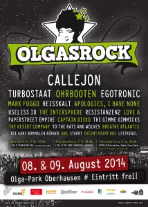 Olgas-Rock Festival 2014 - Poster